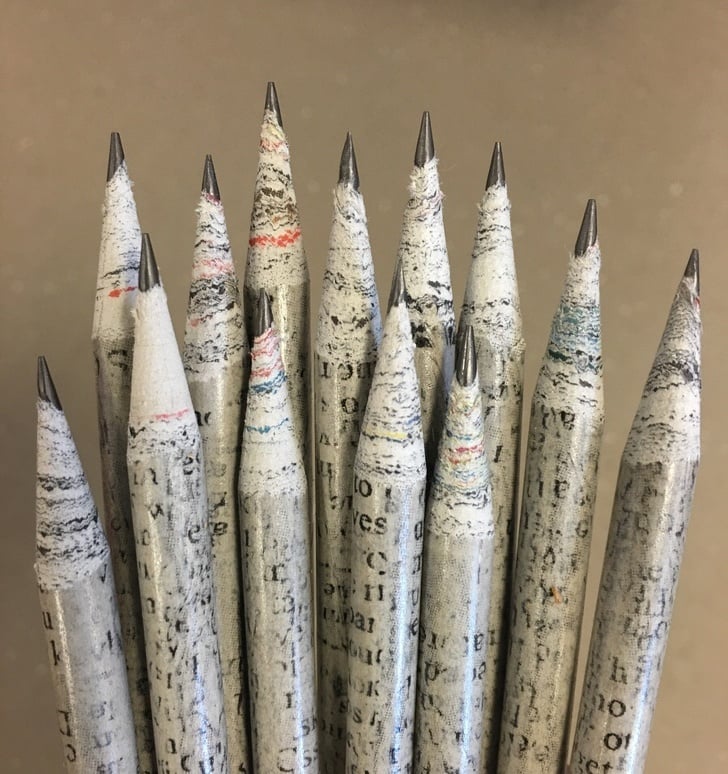 مداد ساخته شده با روزنامه
