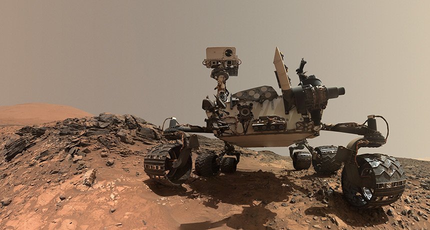 نور سفید مرموز ناشناخته در مریخ - کاوشگر ناسا