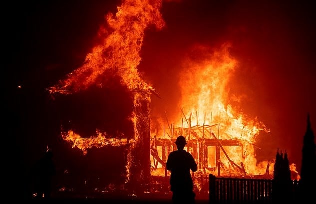 احتمال آتش‌سوزی و خاموشی کالیفرنیا