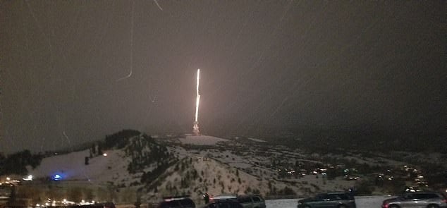 آتش‌بازی بر فراز کوه زمرد کلرادو