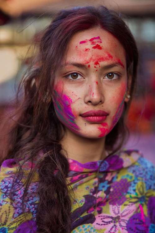 نپال جشن رنگ