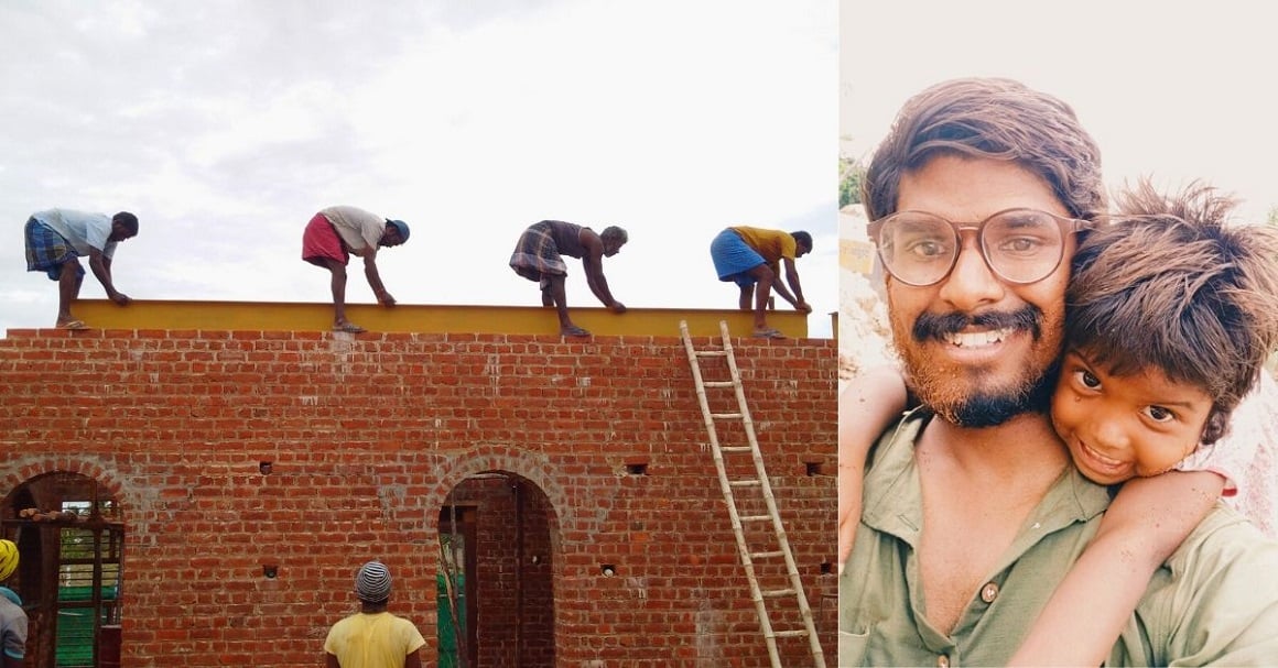 ساخت خانه با تخم مرغ و شکر زرد در هندوستان