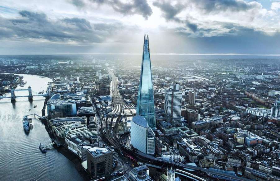 گران‌ترین ساختمان‌های جهان - 13. «شارد» (The Shard)، لندن: 2.6 میلیارد دلار (1.9 میلیارد پوند)